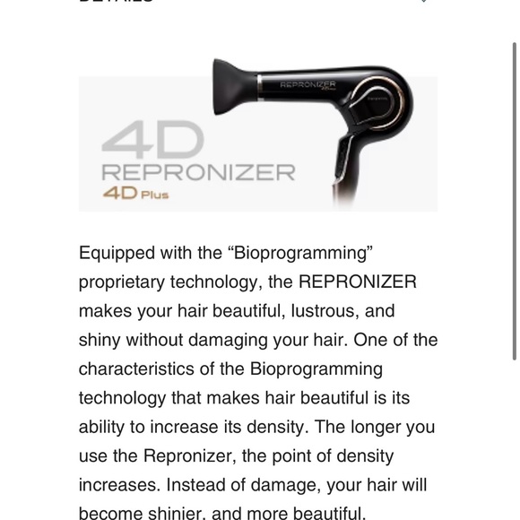 Bioprogramming LUMIELINA REPRONIZER  4D Plus Hair Dryer - Picture 5 of 7